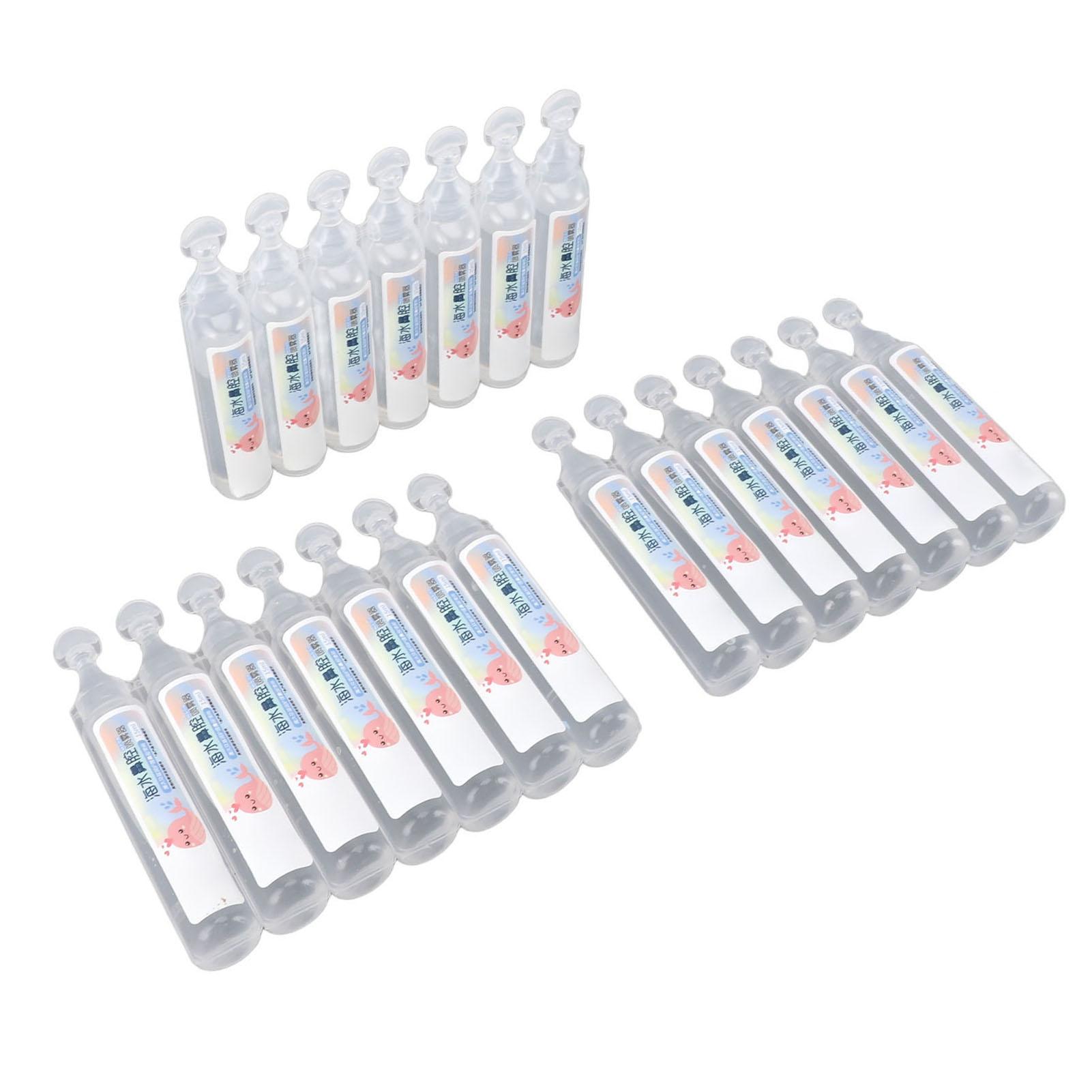 21pcs 15ml Sea Water Nasal Solution Soften Nasal Dirts Saline Nose Congestion Relief Spray