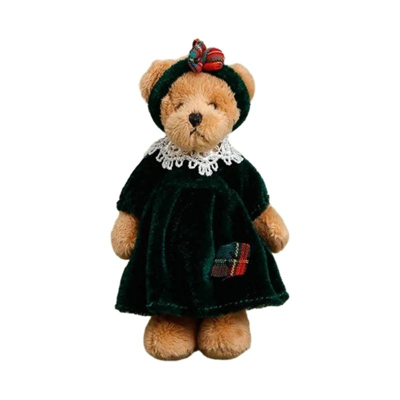 

Quality Christmas Bear Stuffed Animal Soft and Durable Material for Long lasting Use Add Festive Atmospheres in Room