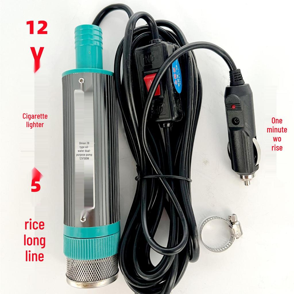 Mini Bomba de Agua Sumergible Autocebante para el Hogar y Cortador para Taladro