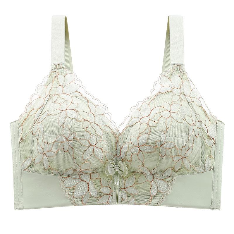 

Бесследное нижнее белье, ультратонкий женский бюстгальтер, собирает и закрывает вторичную грудь, предотвращая провисание, тонкая полная чашка большого размера. 34/75B светло-зеленый