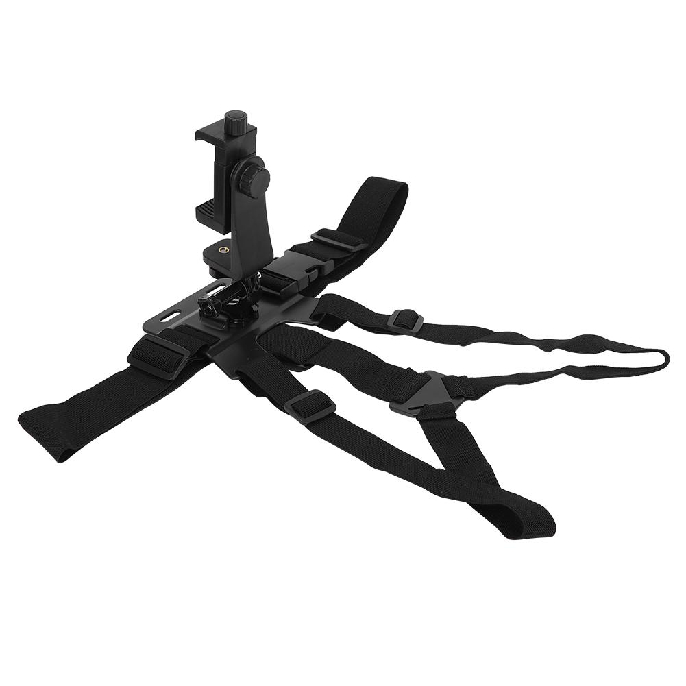 Plastic Black Adjustable Chest Harness Strap Convenient Hanging Safety Belt for Gopro Motion Camera