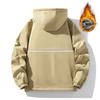 Jacket Men Hooded Cotton Warm Outdoor Jacket Men Autumn Winter Fleece