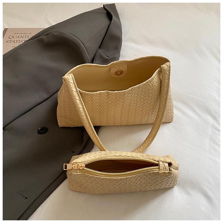 Women's 2026 Summer Stylish Single Shoulder Underarm Woven Handbag