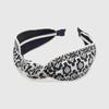 LALA Ethnic Imported Lace Hairband L-Z Black