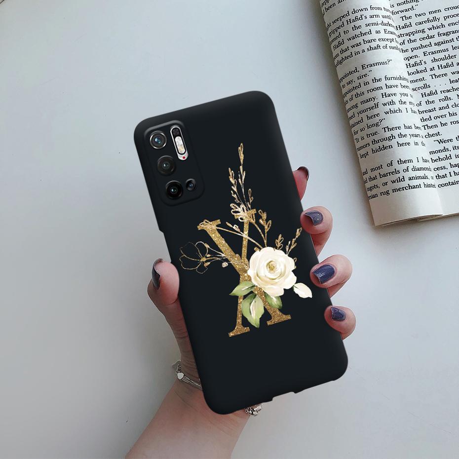 For Xiaomi Poco M3 Pro 5G Case for Poco M3 Pro 5G Cover Cute Letters Soft Silicone Phone Case for Xiaomi Poco M3 PocoM3 M 3 Pro