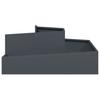 Garden Planter Anthracite 100 X 100 X 50 Cm