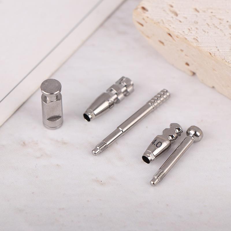 Dental Titanium Alloy Oral Surgery Components Accessories Analog Plaster Fixture Open Tray Closed Rod Transfer Coping Abutments