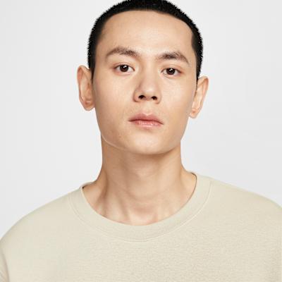 Nike Sweatshirts Men's Apricot Crew Neck Moderate