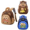 Capybara Cartoon Backpack For Kids School With Breathable Nylon Comfort