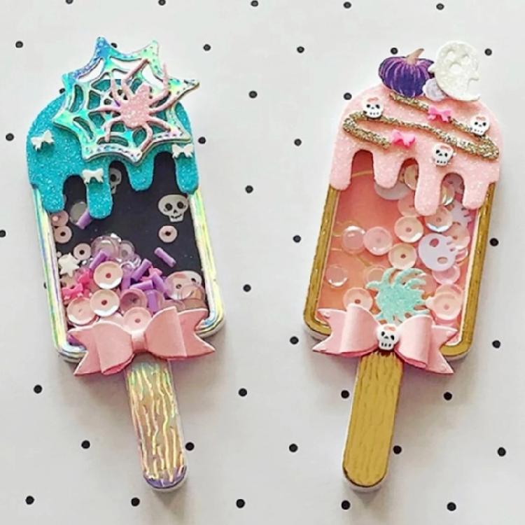 Carbon Steel Cutting Die Ice Cream/2-layer Cake Metal Die Cuts Stencils Template