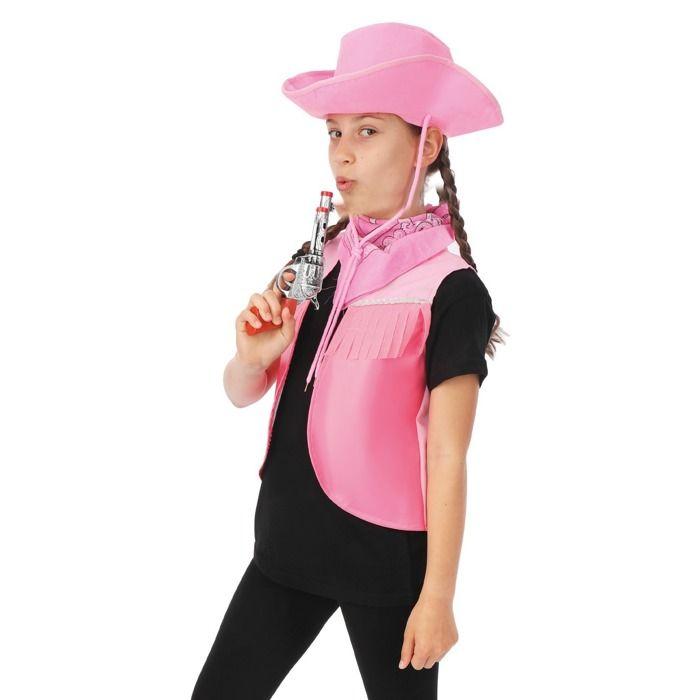 Set cowgirl - PTIT CLOWN - PTIT CLOWN - Taille unique - Rose - Enfant fille