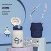 Adorable Pet-Inspired Girls' Thermos Cup - 316 Stainless Steel, Large Capacity, with Straw