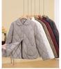 Chun Ya Fang Women's Lightweight Cotton Jacket - Stylish, Loose, Quilted Design, Solid Color, Short Outerwear.