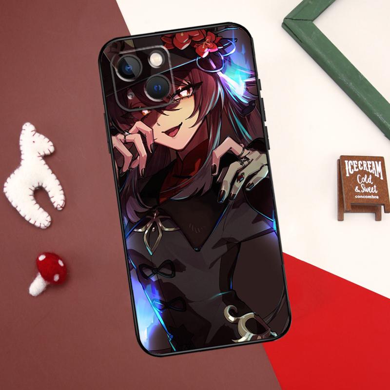 Carcasă Genshin Impact Hu Tao pentru iPhone 13 12 14 15 Pro Max Mini 7 8 Plus SE 2020 X XS MAX XR 11 14 15 Pro Max