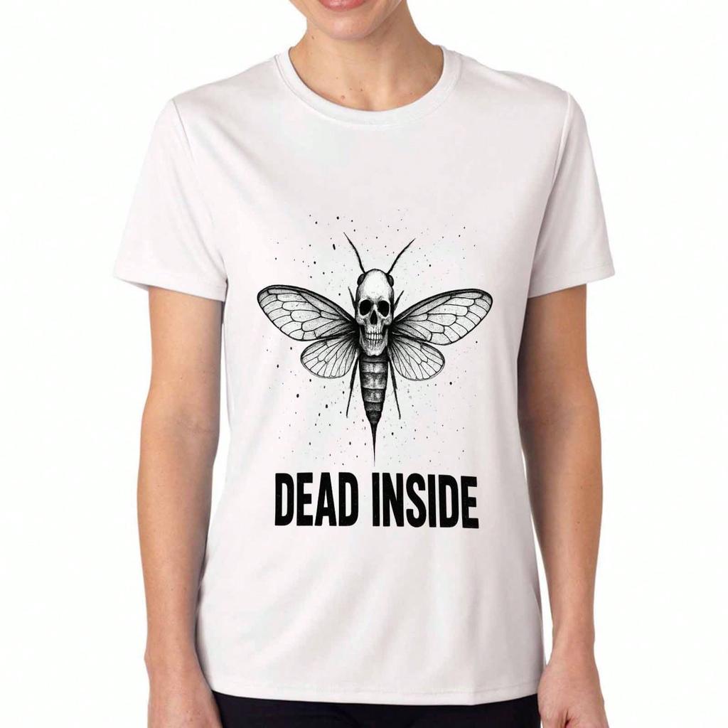 Skull Graphic Wounisex's Cotton T Shirt, Premium Cotton Print, Durable, Casual & Stylish, Featuring Artistic Skull Designs For A Unique And Fashionabl