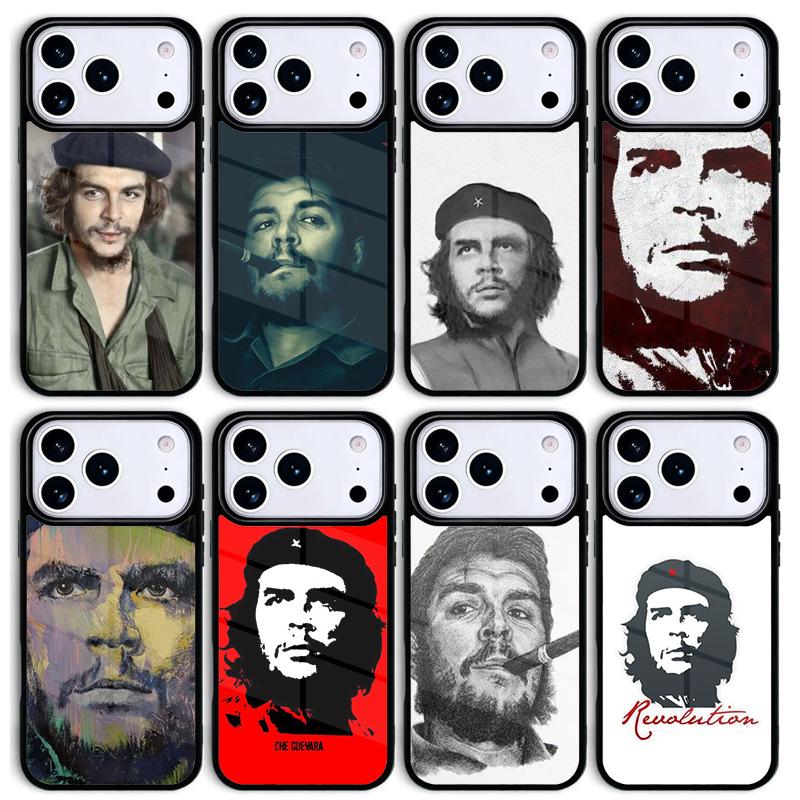 Che Guevara Zigarre rauchend Handyhülle für iPhone 17 AIR 16pro Max 15 14 13 12 11 Bumper Hülle