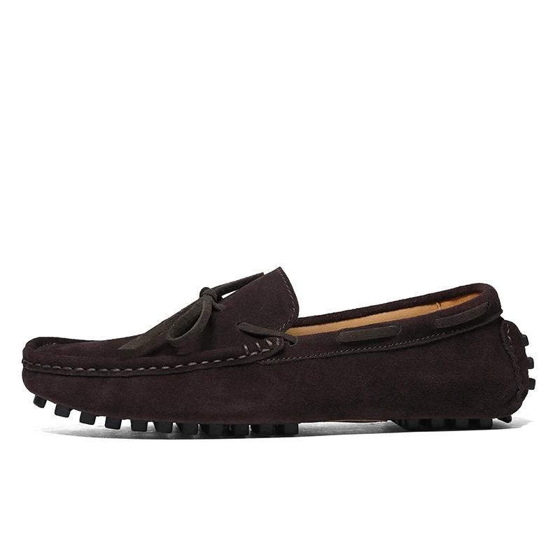 Golden Sapling Moccasins Man Loafers Comfortable Leisure Driving Flats Elegant Men's Casual Shoes Male Retro Shoes Party Loafers