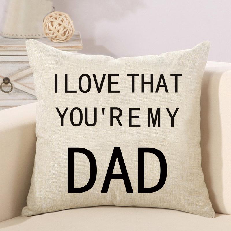 Creative life letter hug pillowcase home decoration car sofa cushion set outdoor products