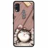 Soft Silicone Cover For Nokia C22 Case 2023 TPU Wolf Lion Painted Black Phone Coque for Nokia C22 C 22 4G Black For NokiaC22