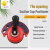 Adjustable Glass and Tile Drill Locator with Suction Cup Tool