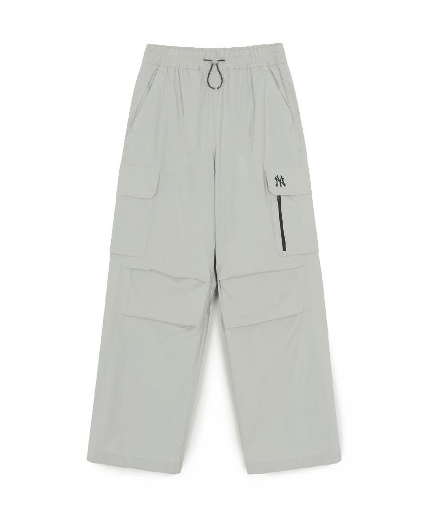 Emelbi Gorpcore Cotton Touch Parachute Cargo Wide Pants Ny (L.Grey)
