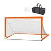 Portable Soccer Goal Fiberglass with Carry Bag Foldable for Children, Young