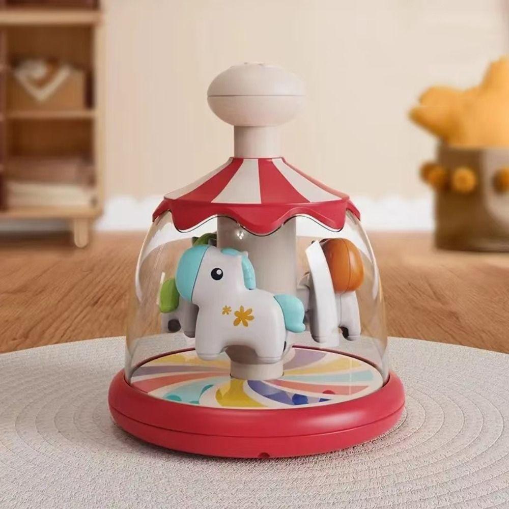 Portable Size Sensory Carousel Rotating Design Early Learning Toy  Toddler Activities