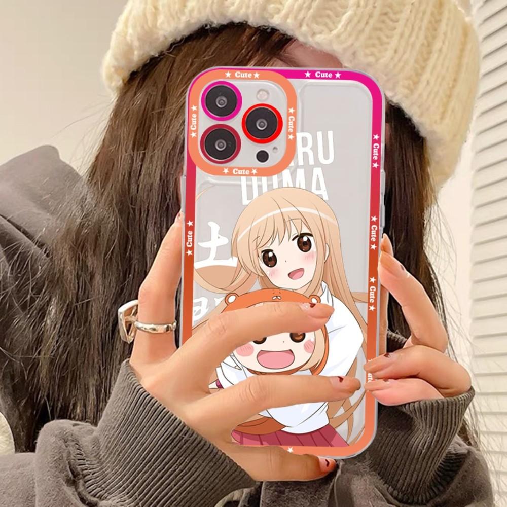 Himouto Umaru-chan Anime Phone Case For iPhone 15 13 14 Pro Max XS XR 12 11 Pro 13 Mini Soft Clear Back Cover