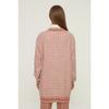Dusty Rose Strick-Cardigan mit V-Ausschnitt Tctaw22th0144