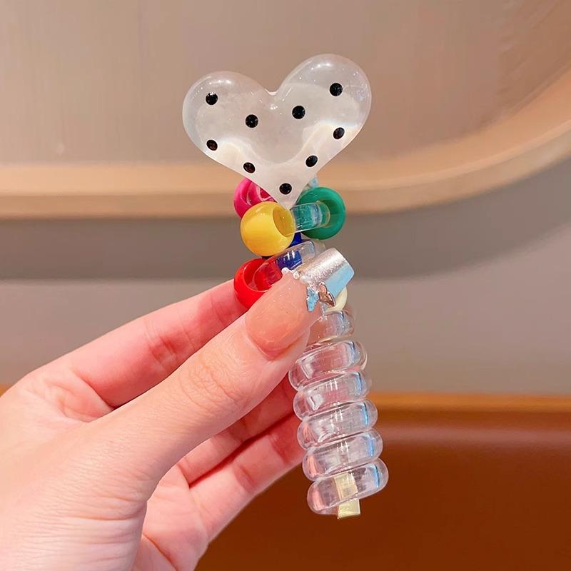 Moda perłowa prosta linia telefoniczna opaska do włosów damski wysoki kucyk artefakt temperament bańka warkocz artefakt włosów głowa liny akcesoria do włosów