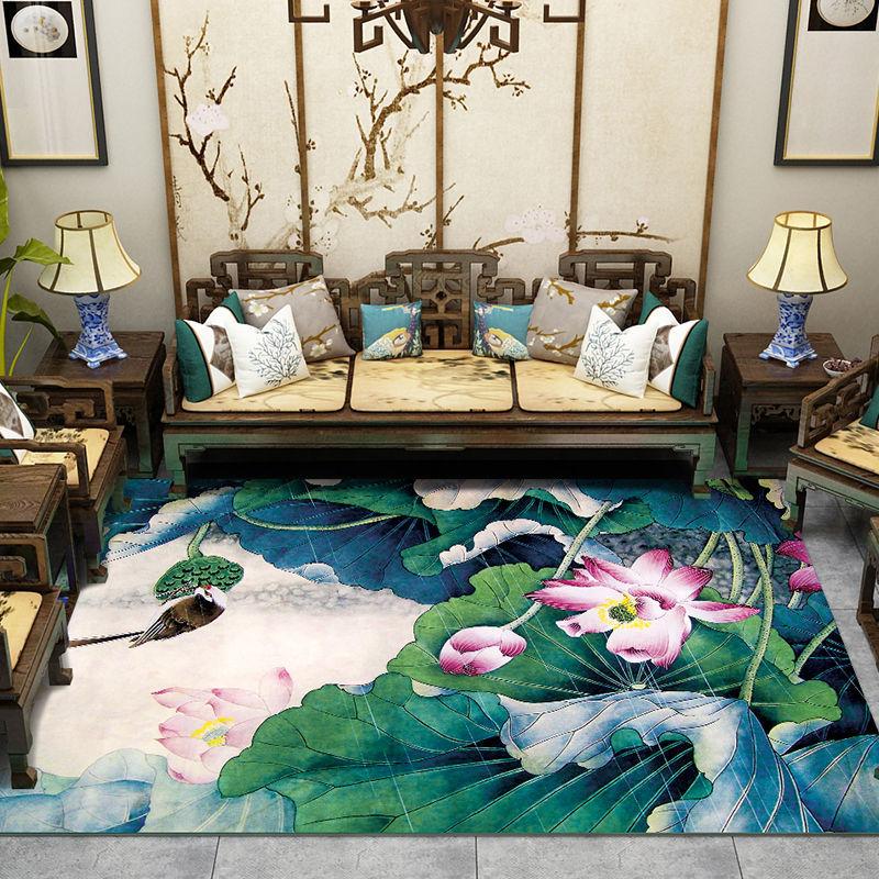 Chinese Style Corridor Aisle Carpet Hotel Hotel Stairs Non-Slip Floor Mats Home Entrance Carpet Custom Corridor Long Carpet