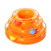 Three Levels Intelligence Toy for Cat Funny Cat Tower Puzzle Candy Color Grind Claws Amusement Ball Training Amusement Plate