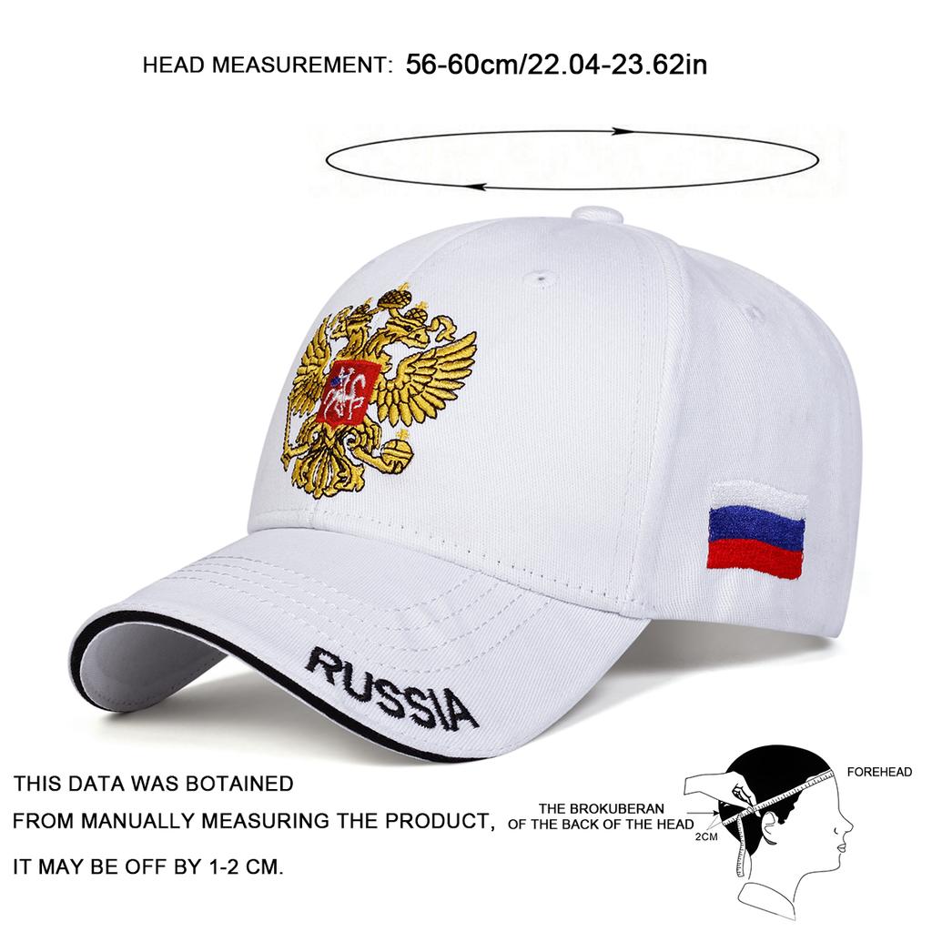 Russian Double Headed Eagle Baseball Hat Outdoor Street Rapper Hip-hop Hats Fashionable Adjustable Cotton Cap Men Women Caps