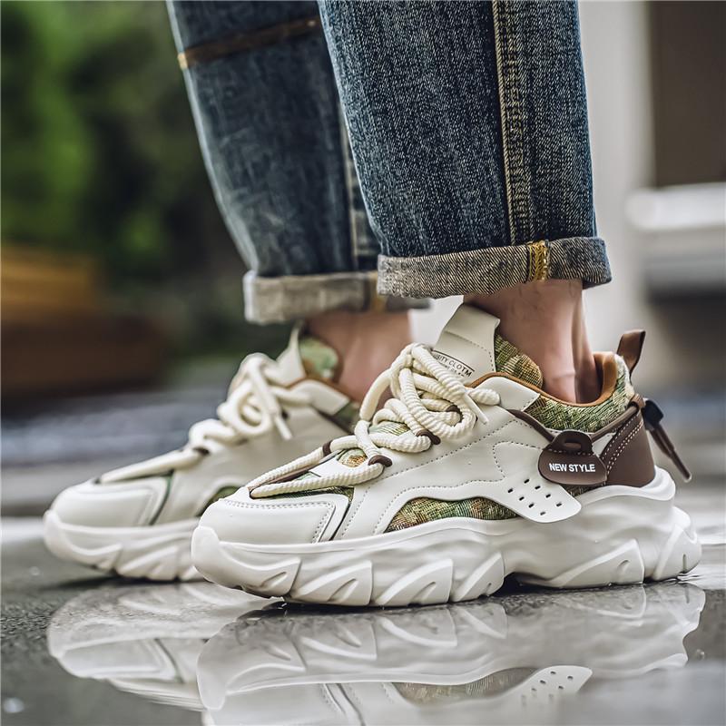 Men's Shoes Comfortable Soft Soled Breathable Casual Shoes New Height Increasing Fashionable Versatile Running Shoes for Men