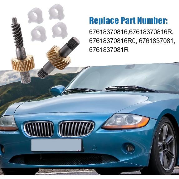 Car Convertible Top Latch Motor Gear Repair Kit 67618370816 Lower Latch Motor Plastic Kit for BMW Z4 2003-2006