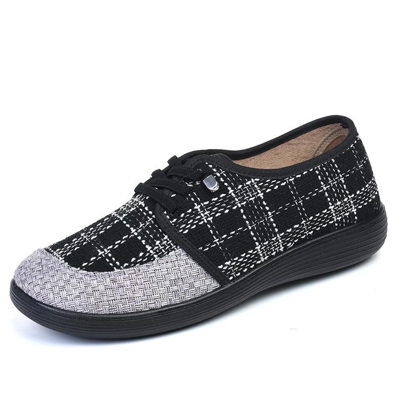 Middle-aged and old spring and autumn new Xiaoxiangfeng casual cloth shoes soft-soled cloth shoes women