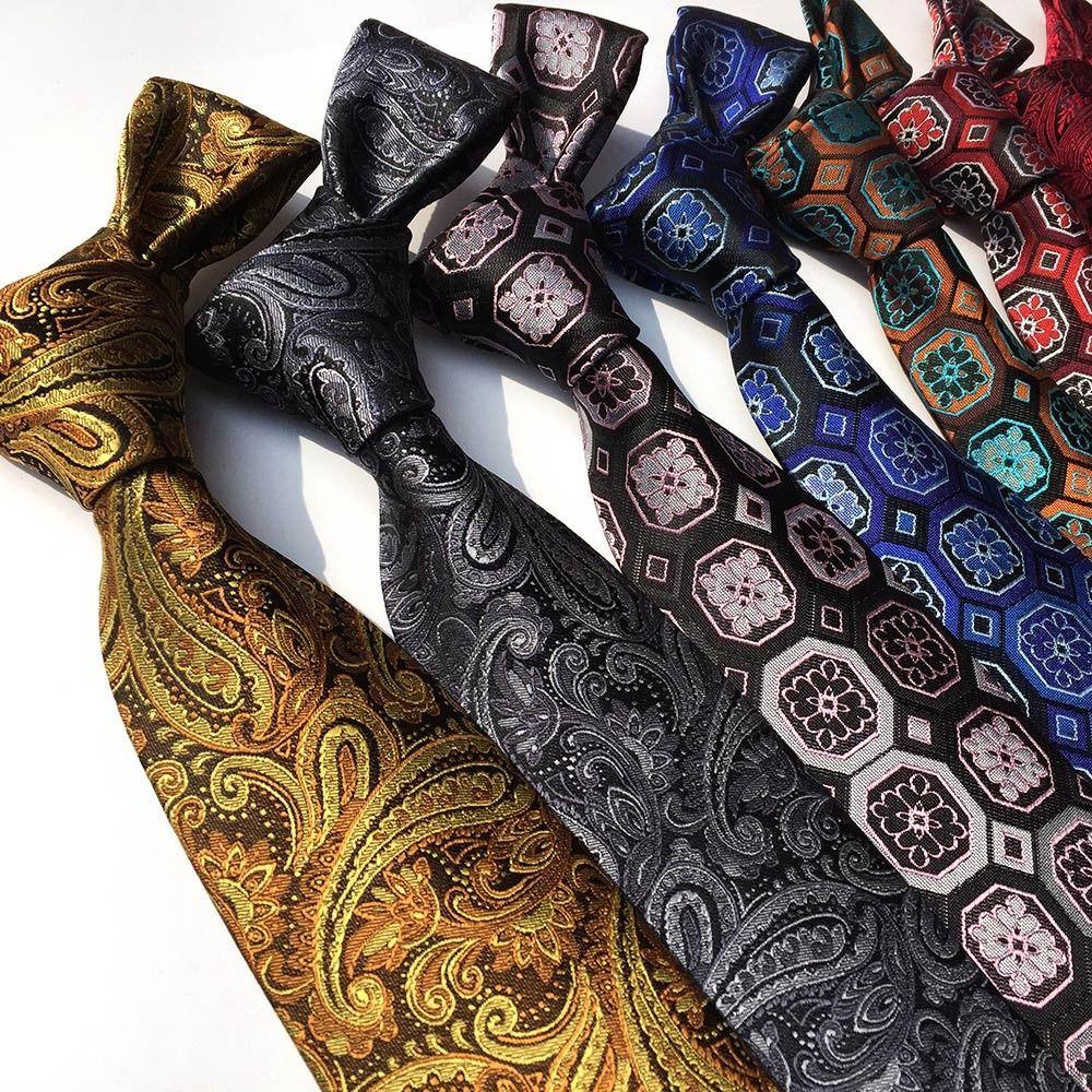 Business Paisley Tie Adjustable Cravat Fashion Neck Wear  Party