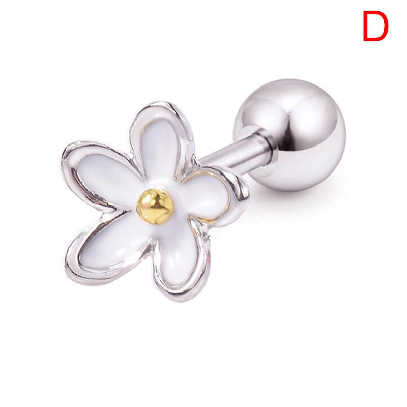 Blumen-Helix-Tragus-Knorpel-Piercing-Ohrstecker-Ohrring aus Edelstahl