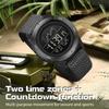 Fashion Outdoor Digital Watch for Men Students Nylon Band Military Sports Wristwatch GZW