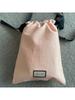 Gucci Ladies' Pink Drawstring Storage Bag, Sweet Style, Convenient To Carry,Suitable For Business Trips, Travel, Daily Use, Cosmetics Storage
