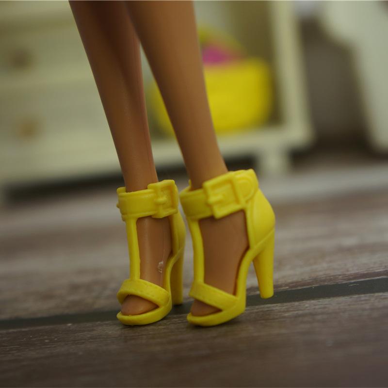 Quality 1/6 Doll Shoes High Heels Super Model FR Body Figure Doll Sandals Original Doll Casual Shoes Boot Doll Accessories