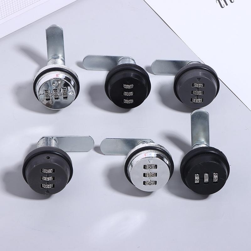 3 Digital Code Combination Cabinet Lock Zinc Alloy Password Locks Security Home Automation Cam Lock For Mailbox Cabinet Door