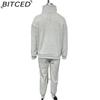 BITCED Women's Versatile Casual Fashion Thickened Long-Sleeved Hoodie and Trousers Two-Piece Set