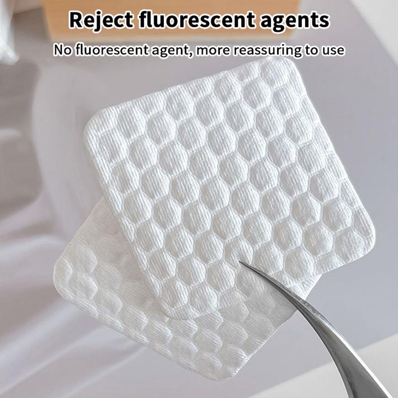 200 szt. Waciki bawełniane do paznokci do usuwania lakieru żelowego, czyste serwetki do manicure, bezpyłowe chusteczki, waciki bawełniane do czyszczenia, papierowe waciki, narzędzie do lakieru