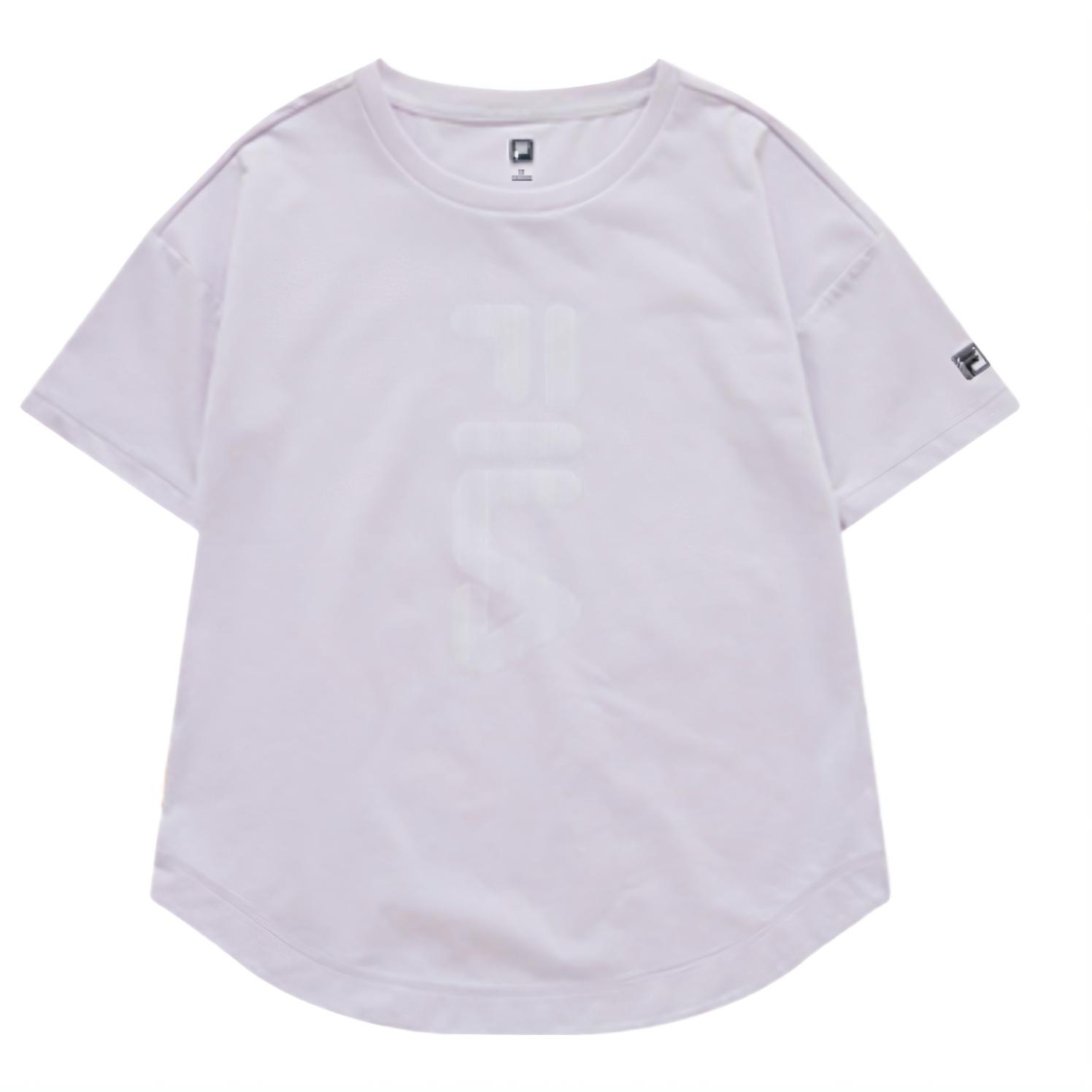 

New FILA Fitness T Shirt Women s Dandelion Purple A11W014106G-VT 160/80A/S