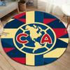 Club America Round Area Rug,Carpet Rug for Living Room Bedroom Sofa Playroom Decor,Non-slip Floor Mat