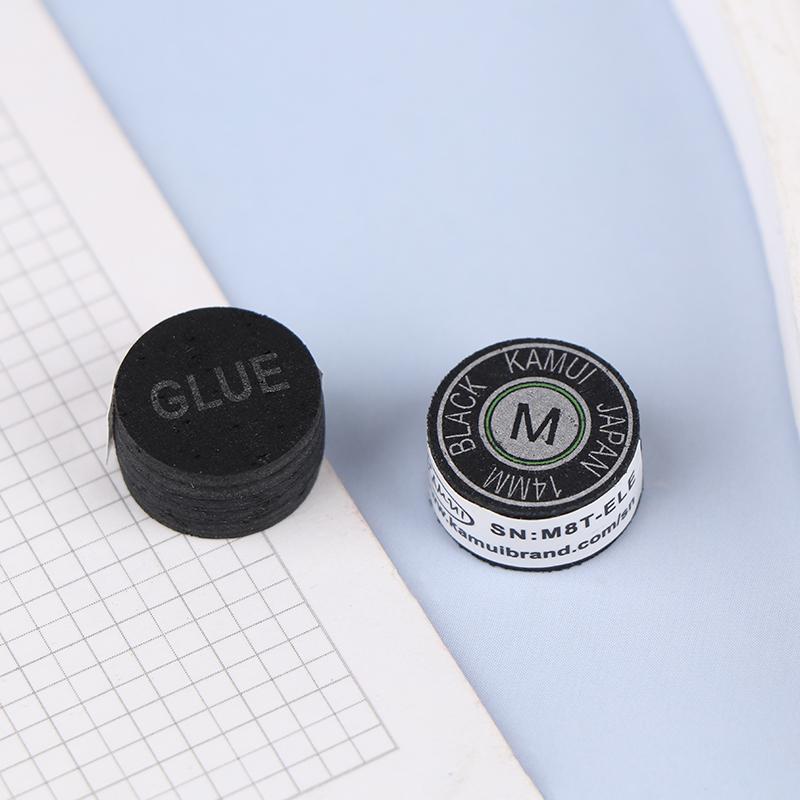 1Pc 14Mm Ss/S/M/H Cue Tip Quality Pool Billiard Leather Cue Tip Nine-Ball Cue Head Snooker Cue Tip Billiard Accessories