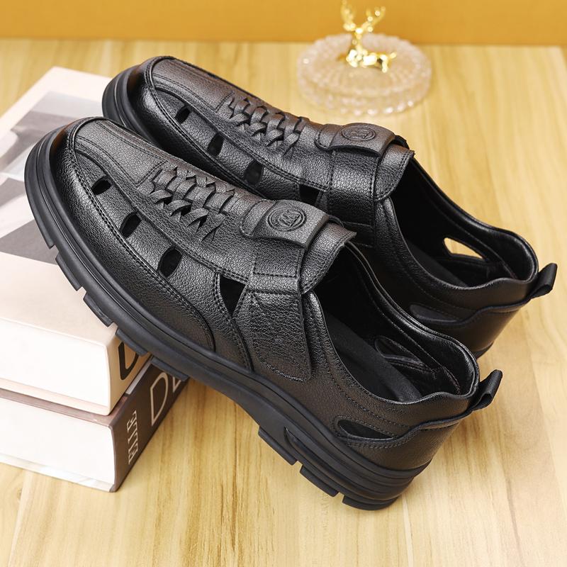 Fashion Summer New Breathable High Quality Men's Sandals Leisure Luxury Men's  Outdoor Travel Leisure Stroll Men's Shoes Hot Sales