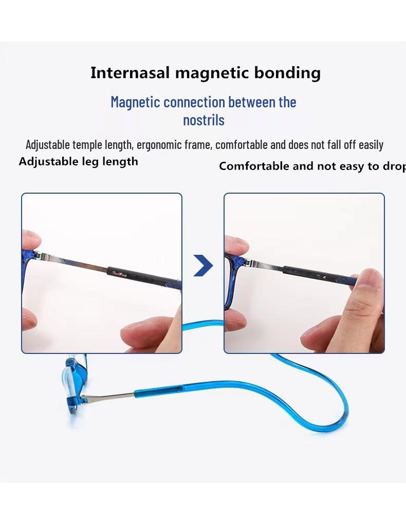 New High-Definition Half-Frame Magnetic Reading Glasses