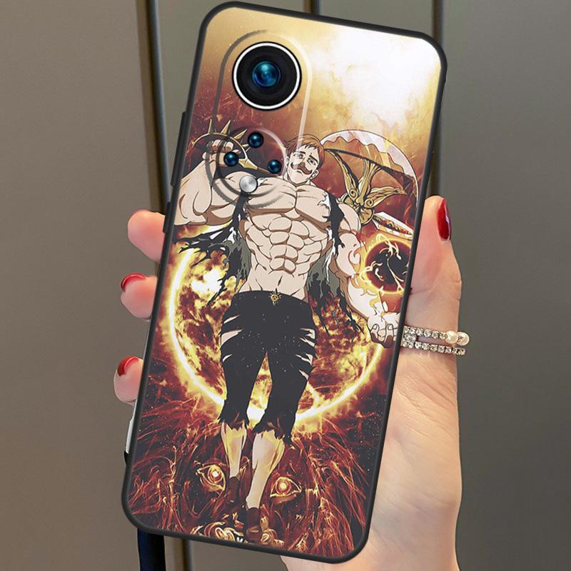 Escanor Seven Deadly Sins Pouzdro pro Honor 50 Pro Huawei P30 Lite P40 P20 P50 Pro P Smart Z 2019 Mate 20 Lite Kryt